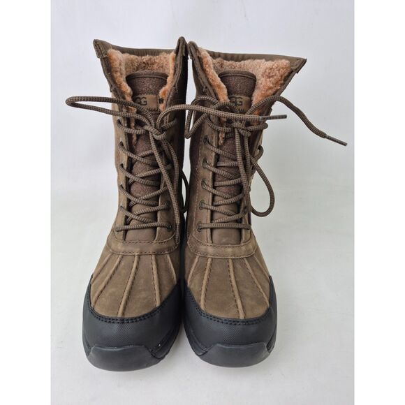 UGG Women's Dark Earth Brown Adirondack Boot III Tipped Size 6 US 1143845 - Picture 5 of 8